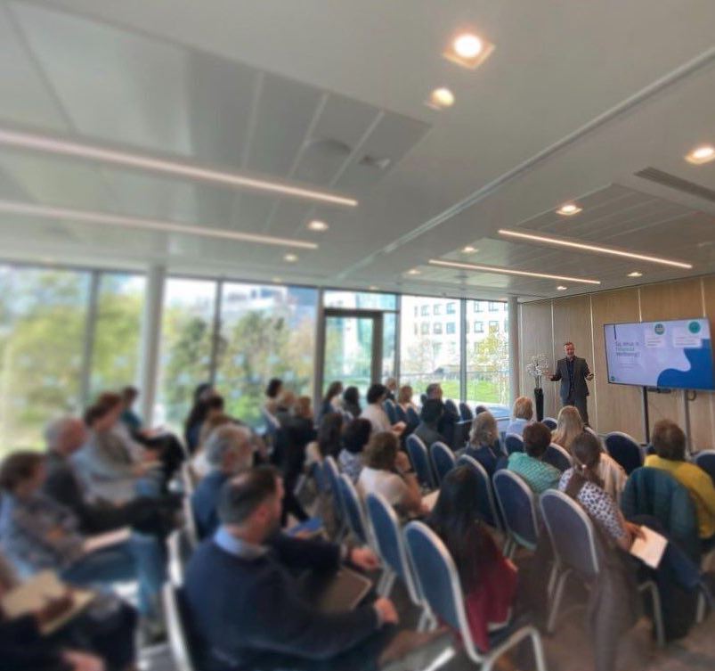 An Eolas Money financial wellbeing seminar for employees in progress